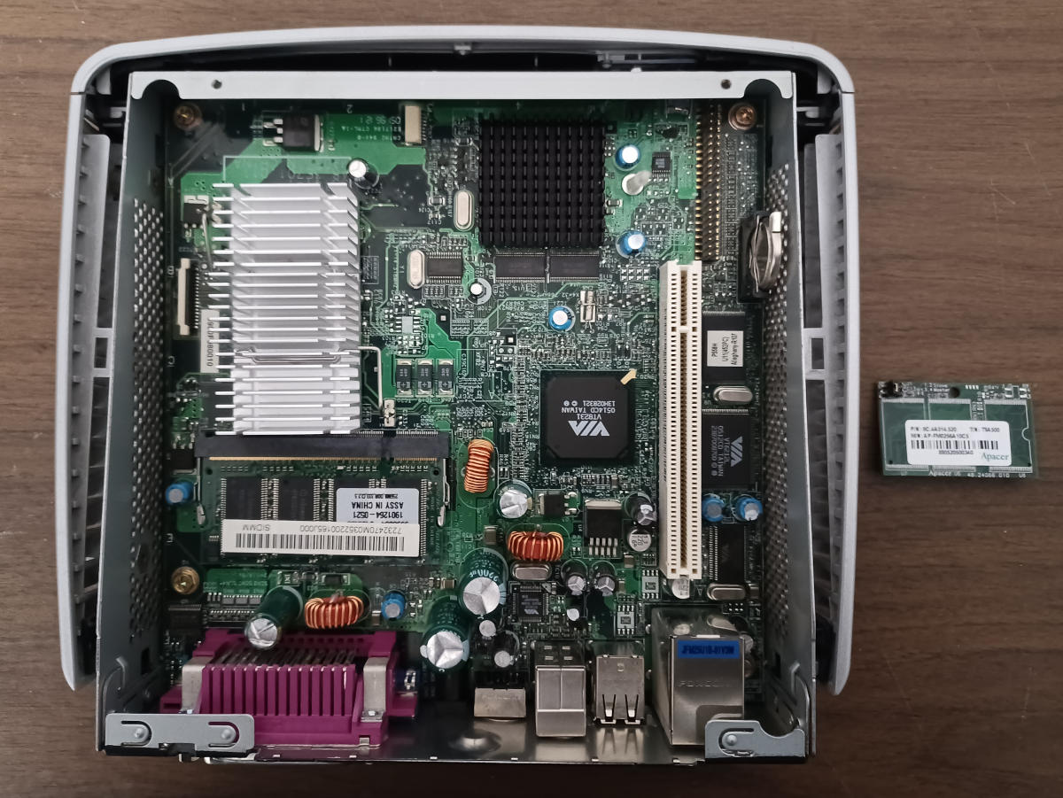 Thin Client HP t5710 - Internal view